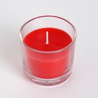 Свеча ароматическая в стакане АЛАНИЯ "Клубника", 5,5 см - фото 9971052