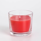Свеча ароматическая в стакане АЛАНИЯ "Вишня", 5,5 см - фото 6425392