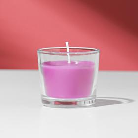 Свеча ароматическая в стакане АЛАНИЯ "Горная лаванда", 5,5 см