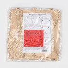 Хлебница деревянная, 26×26×15 см, бежевая - Фото 13