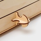 Хлебница деревянная, 26×26×15 см, бежевая - Фото 6