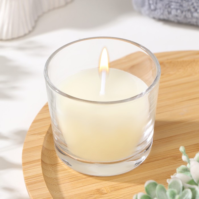 Свеча ароматическая в стакане АЛАНИЯ "Пряное яблоко", 5,5 см - Фото 1