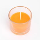 Свеча ароматическая в стакане АЛАНИЯ "Сочное манго", 5,5 см - фото 6425462