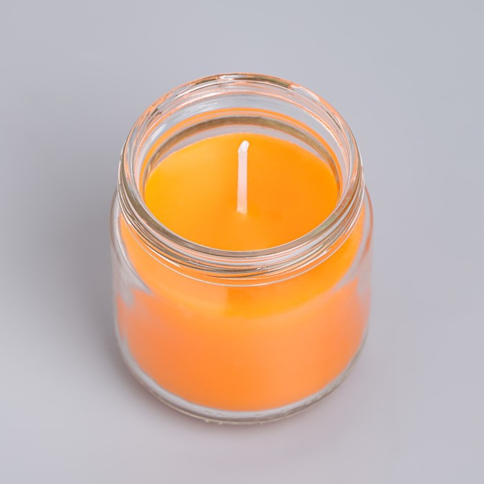 Свеча ароматическая в банке "Сочное манго" - фото 1907243714