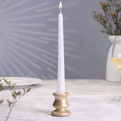 Подсвечник на 1 свечу «Классик», 6×5.5 см, под золото