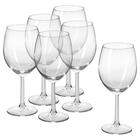 Бокал для вина СВАЛЬК, прозрачное стекло, 440 мл, 6 шт - фото 9276022