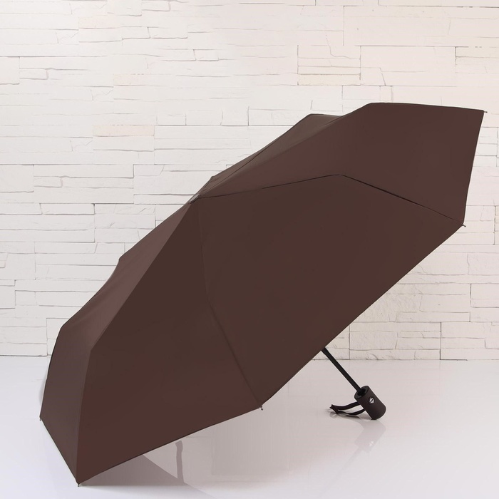 Зонт автоматический «Indiana», 3 сложения, 8 спиц, R = 48 см, цвет МИКС - фото 1905794847