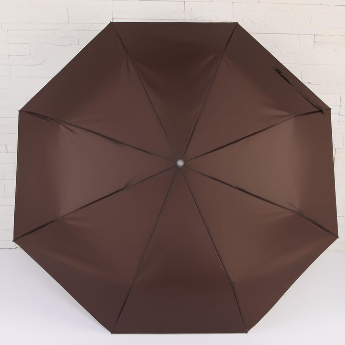 Зонт автоматический «Indiana», 3 сложения, 8 спиц, R = 48 см, цвет МИКС - фото 1882208048