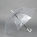 Зонт - трость полуавтоматический «Каркас», 8 спиц, R = 45 см, цвет МИКС - фото 9039054