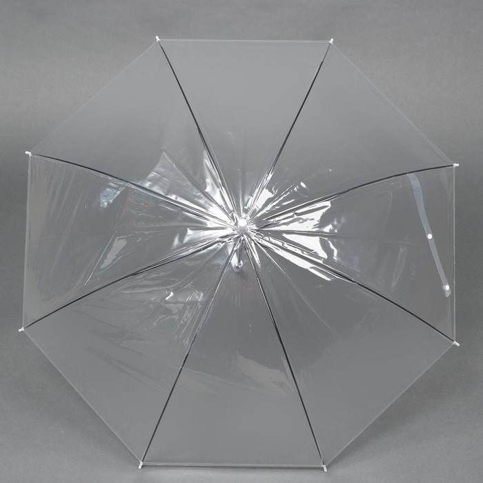 Зонт - трость полуавтоматический «Каркас», 8 спиц, R = 45 см, цвет МИКС - фото 1905794861