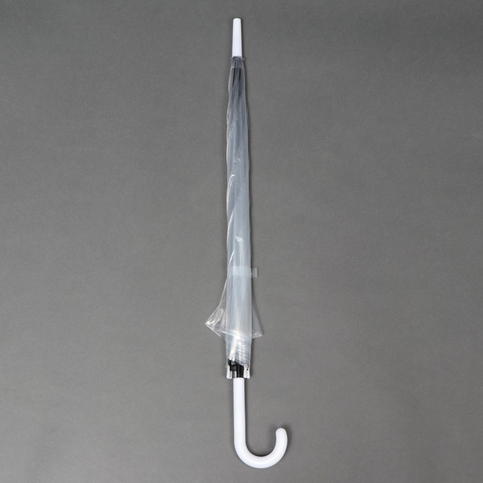 Зонт - трость полуавтоматический «Каркас», 8 спиц, R = 45 см, цвет МИКС - фото 1905794864