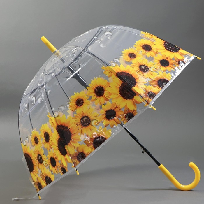 Зонт - трость полуавтоматический «Времена года», 8 спиц, R = 40 см, цвет МИКС - фото 1908703091