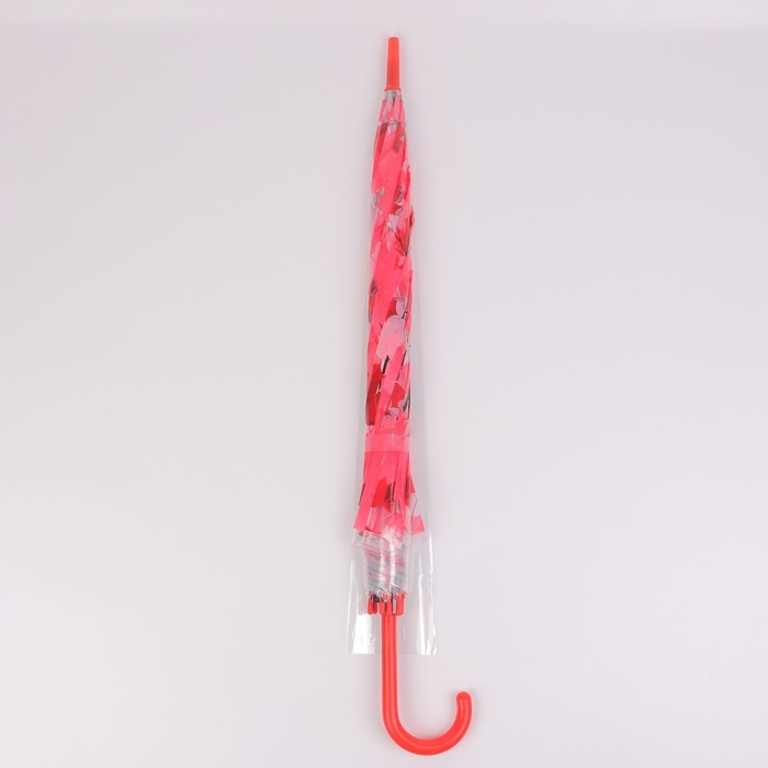 Зонт - трость полуавтоматический «Листопад», 8 спиц, R = 45 см, цвет МИКС - фото 1885170856