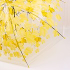 Зонт - трость полуавтоматический «Листопад», 8 спиц, R = 45 см, цвет МИКС - фото 9039076