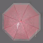 Зонт - трость полуавтоматический «Кружево», 8 спиц, R = 45 см, цвет МИКС - Фото 3