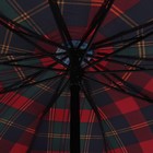 Зонт механический «Клетка», 4 сложения, 10 спиц, R = 56 см, цвет МИКС - фото 24623479