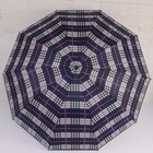 Зонт механический «Клетка», 4 сложения, 10 спиц, R = 56 см, цвет МИКС - фото 24623486