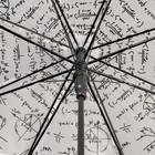 Зонт - трость полуавтоматический «Уравнения», 8 спиц, R = 46 см, цвет МИКС - Фото 3