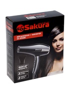 Фен Sakura SA-4046BK, 1600 Вт, 2 скорости, 3 температурных режима, серебристо-чёрный 7009971 - фото 319739428