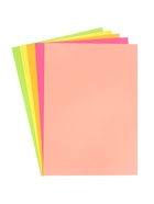 Бумага цветная Calligrata, А4, 50 листов, 5 цветов, неоновая, 80 г/м²  (артикул 5598591)  большой выбор товаров оптом и в розницу по низким ценам с доставкой
