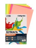 Бумага цветная А4, 100 листов, неоновая, 5 цветов, 80 г/м² - фото 121942019