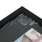 Фоторамка пластик "Любовь" с цветочным орнаментом на чёрном на 2 фото 10х15 см, 33х28 см - Фото 3