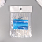 Клей для клеевого пистолета в стержнях прозрачный d=7 мм l=10 см (набор 12 шт.) - Фото 3