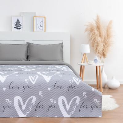 Покрывало евро макси LoveLife «Сердца», 240×210±5 см, микрофайбер