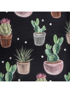 Подушка на стул «Этель» Succulents, 42×42 см, чёрная - Фото 12