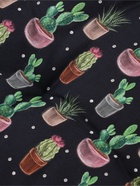 Подушка на стул «Этель» Succulents, 42×42 см, чёрная - Фото 5