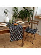 Подушка на стул «Этель» Succulents, 42×42 см, чёрная - Фото 9