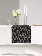 Дорожка на стол «Этель» Succulents 40×149 см, 100% хлопок, саржа 190 г/м², чёрная - Фото 4