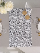 Дорожка на стол «Этель» Leaves 40×149 см, 100% хлопок, саржа 190 г/м², белая/чёрная - Фото 4