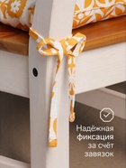 Подушка на стул «Этель» Yellow garden, 42×42 см - Фото 2