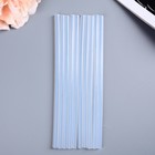 Клеевые стержни для клеевого пистолета в стержнях прозрачный d=7 мм l=20 см (набор 10 шт) - Фото 1