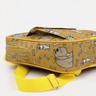 Рюкзак детский на молнии, наружный карман, цвет жёлтый - Фото 3