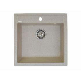 

Мойка кухонная из камня KAISER KMM-5051 Beige, врезная, 530х530х270 мм, цвет бежевый