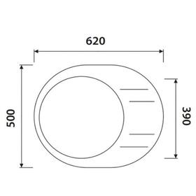 

Мойка кухонная из камня KAISER KGMO-6250-J, врезная, квадратная, 720х580х280 мм, цвет жасмин 70025