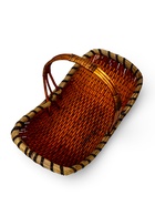 Набор корзин плетёных, 3 шт.,58×32×19×13×36 см, 50×26×17×11×30 см,42×20×15×9×24 см, лоза 6970361