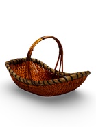 Набор корзин плетёных, 3 шт.,58×32×19×13×36 см, 50×26×17×11×30 см,42×20×15×9×24 см, лоза 6970361