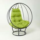 Кресло "Кокон" с зелёной подушкой, 139х106х69см - фото 9276964