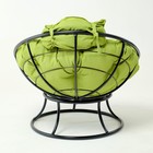 Кресло "Папасан" мини, с зелёной подушкой, 81х68х77см, микс - Фото 3