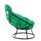Кресло "Папасан" мини, с зелёной подушкой, 81х68х77см, микс - Фото 6