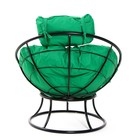 Кресло "Папасан" мини, с зелёной подушкой, 81х68х77см, микс - Фото 7