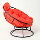 Кресло "Папасан" мини, с красной подушкой, 81х68х77см - Фото 2