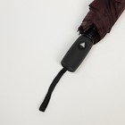 Зонт полуавтоматический «Клетка», прорезиненная ручка, 3 сложения, 8 спиц, R = 49 см, цвет МИКС - Фото 5