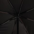 Зонт автоматический «Спектр», ветроустойчивый, 3 сложения, 8 спиц, R = 48 см, цвет МИКС - Фото 3