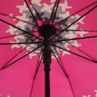 Зонт - трость полуавтоматический «Мозайка», 10 спиц, R = 49 см, цвет МИКС - Фото 2