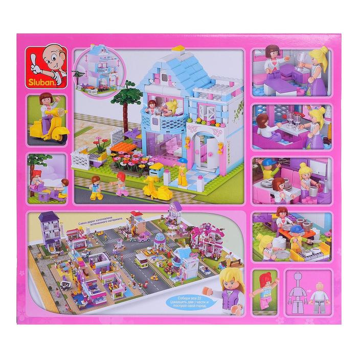 Конструктор Розовая мечта «Загородный дом», 539 деталей 49961