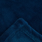 Плед с рукавами «Этель» 150×200 см, корал-флис, 220 г/м², темно-синий - Фото 6